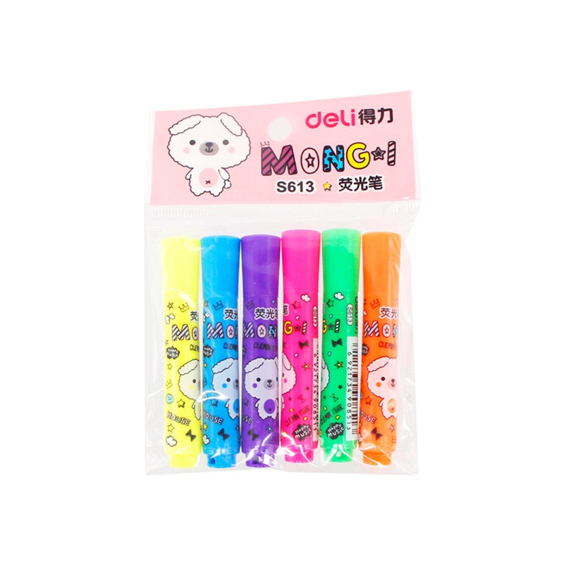 Deli Mini Highlighter 6pcs