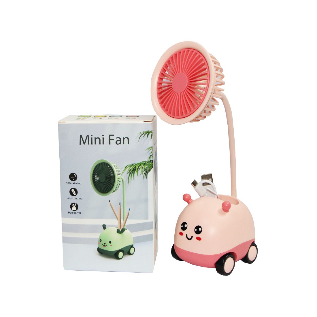 Pencil Sharpening Mini Fan