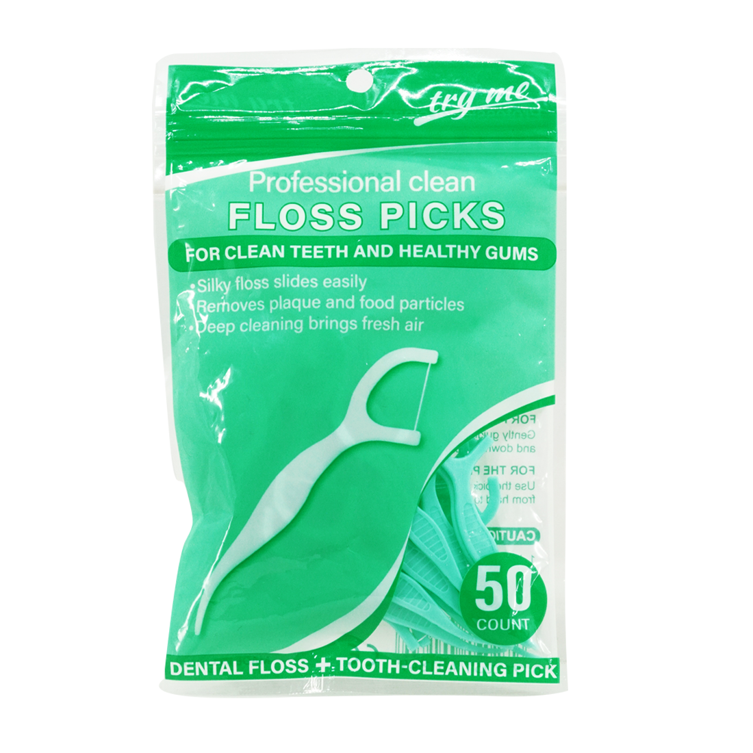 Try Me Floss Picks 50Count