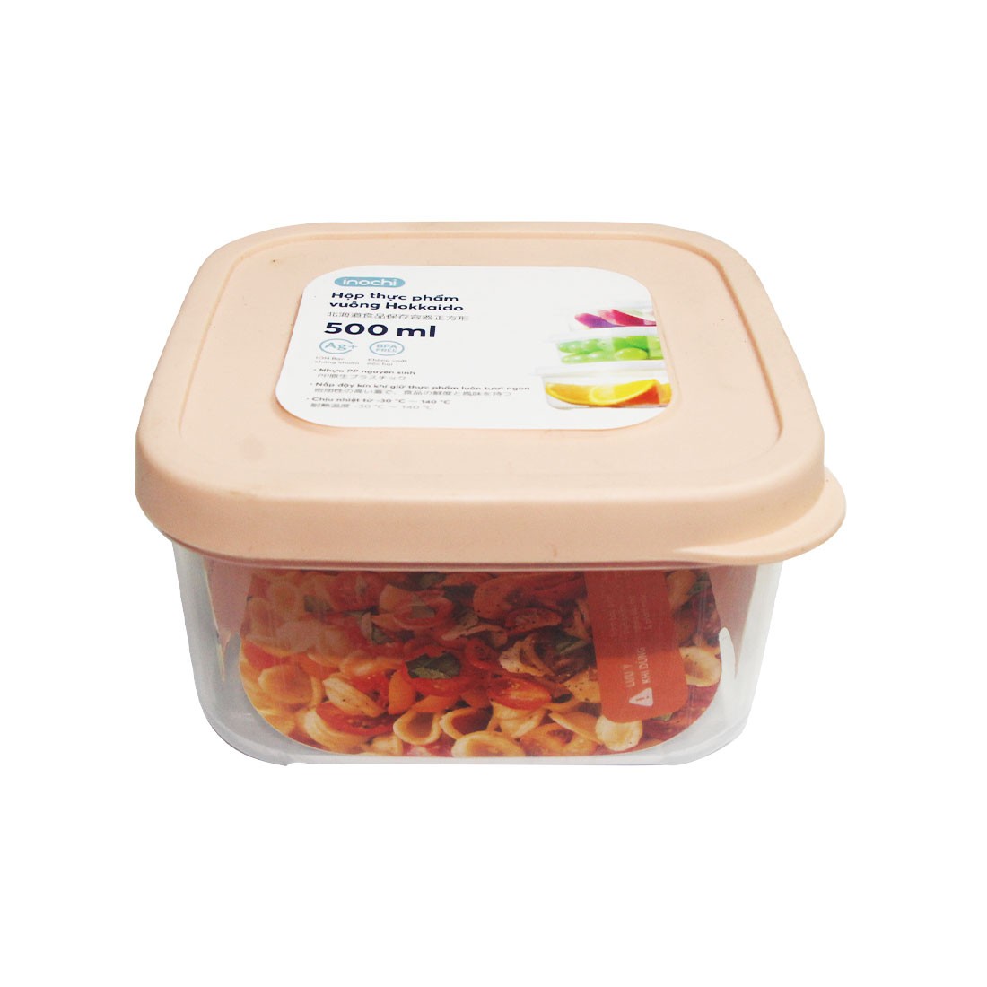 Inochi Plastic Food Storage Box 500ml