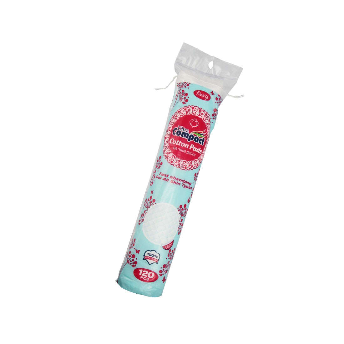 Ultra Compact Cotton Pads 120 pcs