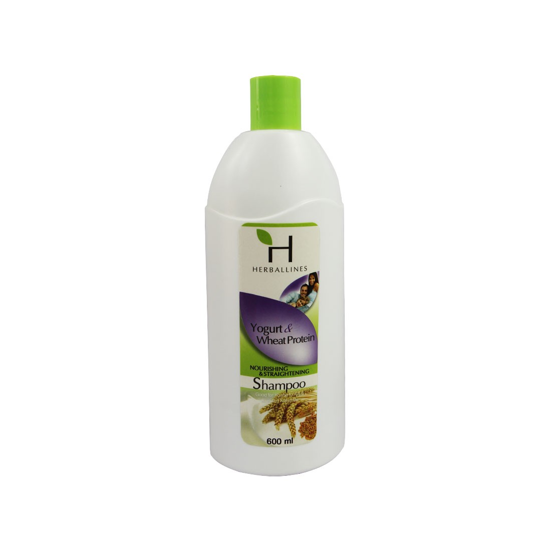 Herballines Yogurt & Wheat Protein Shampoo 600ml
