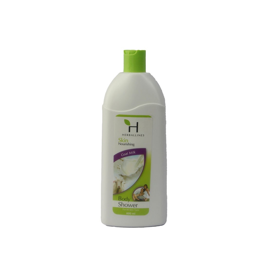 Herballines Body Shower 600ml (Goat Milk)