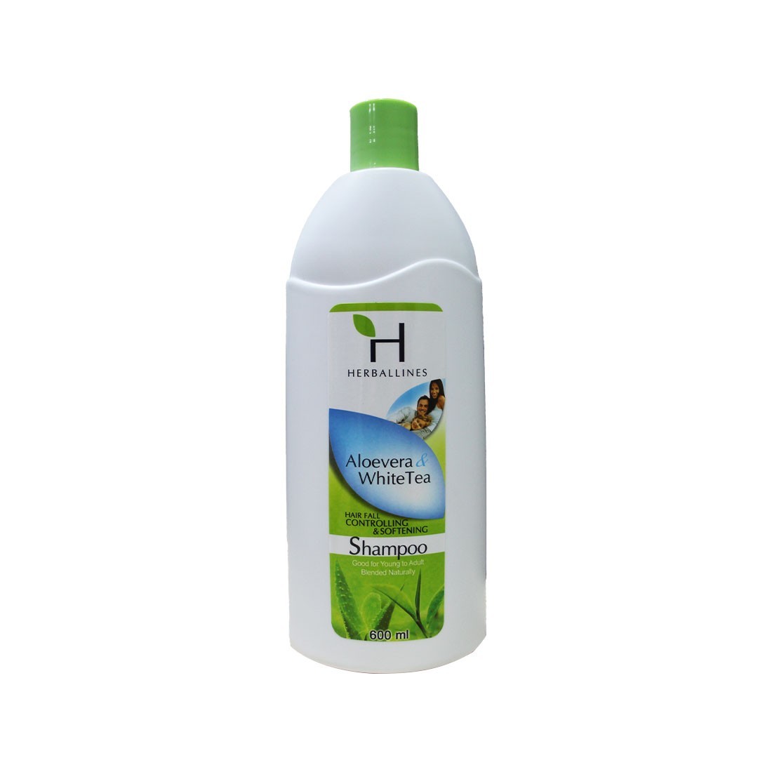 Herballines Aloevera & White Tea Shampoo 600ml