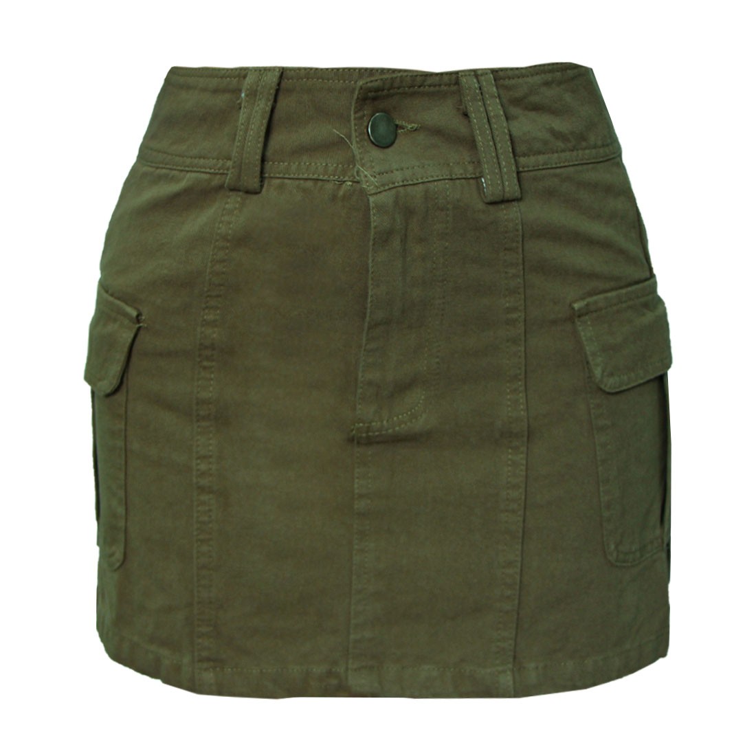 Jean Cargo Skirt (8002)