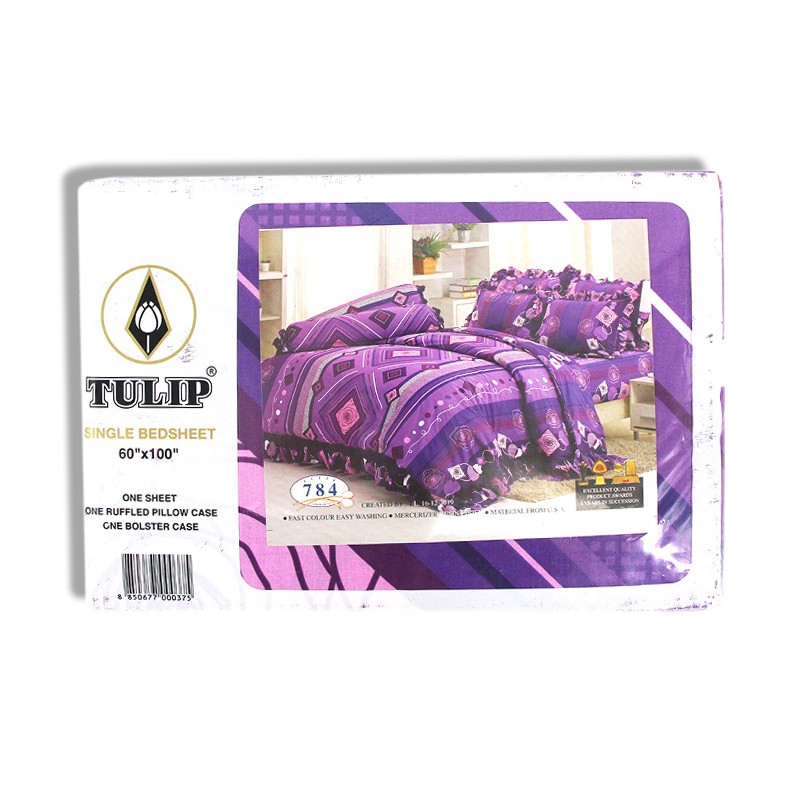 Tulip Flat Bed Sheet 60"x100" (3pcs)