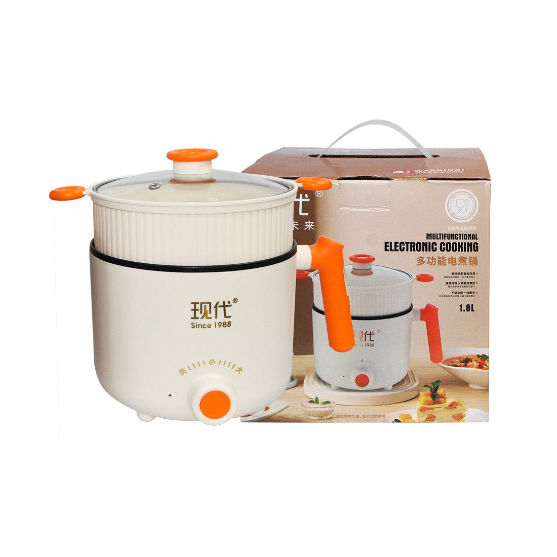 Multi Functional Electronic Mini Cooking Pot 1.8L