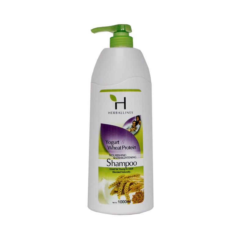 Herballines Yogurt & Wheat Protein Shampoo 1000ml