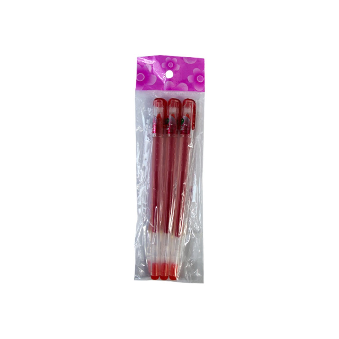 Apple Gel Pen Red 3pcs