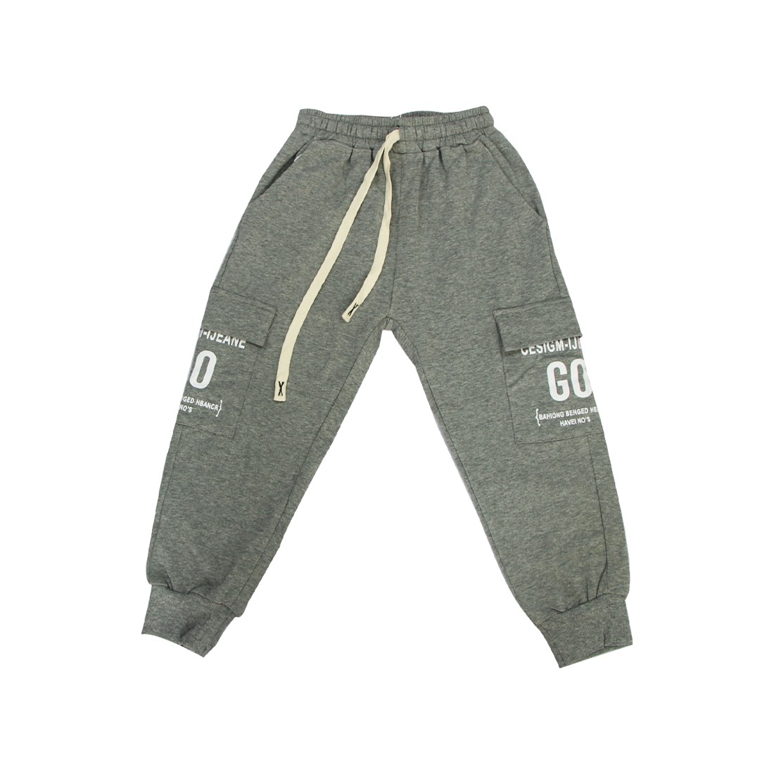 Kids Elastic Long Pants (F1037)