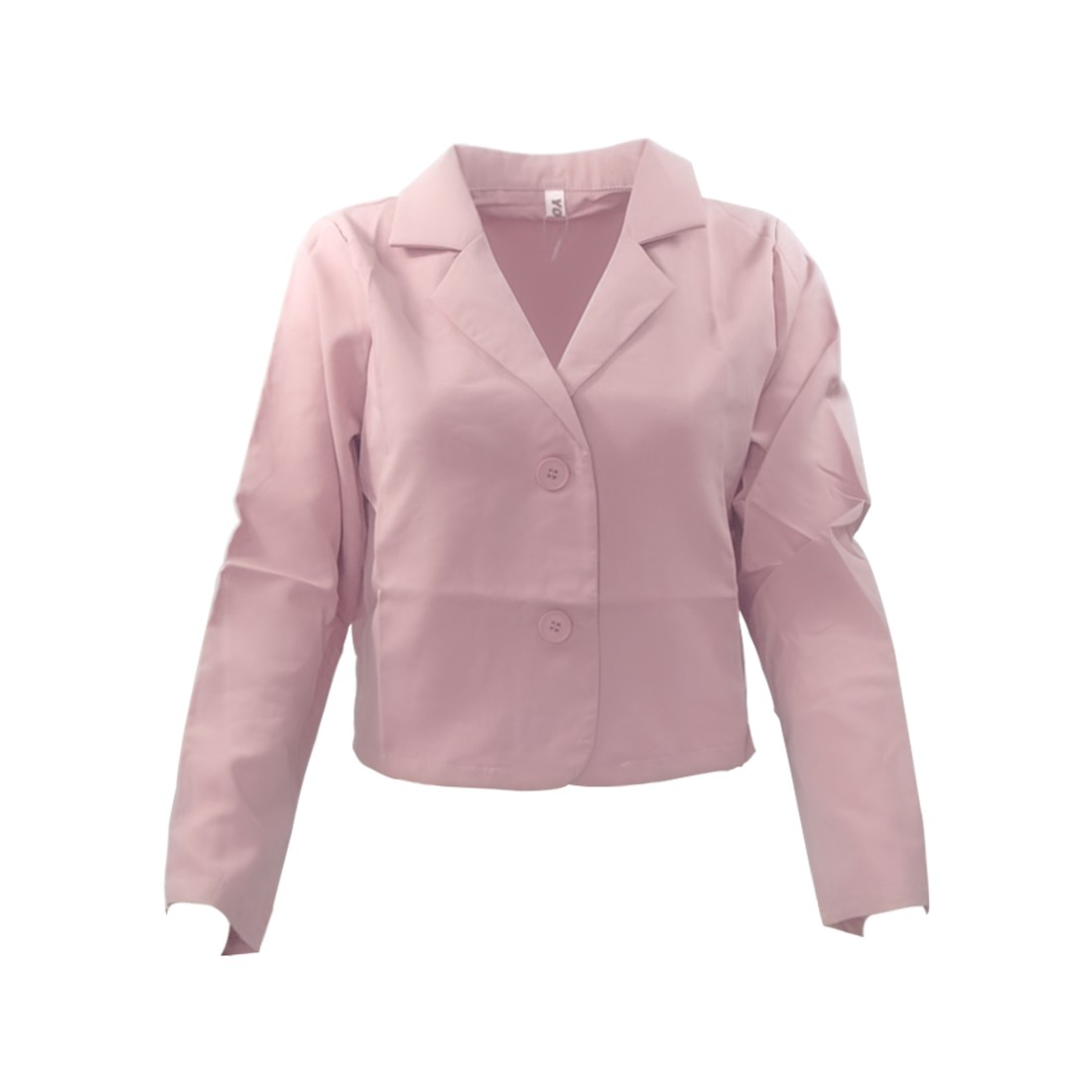 Long Sleeves Cotton Solid Coat (69017)