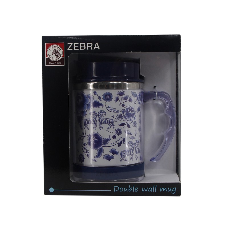 Zebra Double Wall Mug