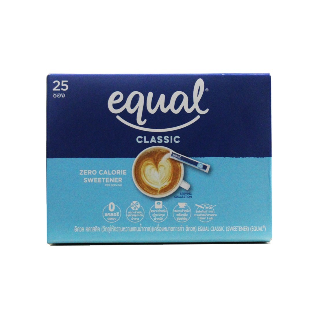 Equal Classic Sweet Taste 25g *25pcs (Zero Calorie Sweetener)