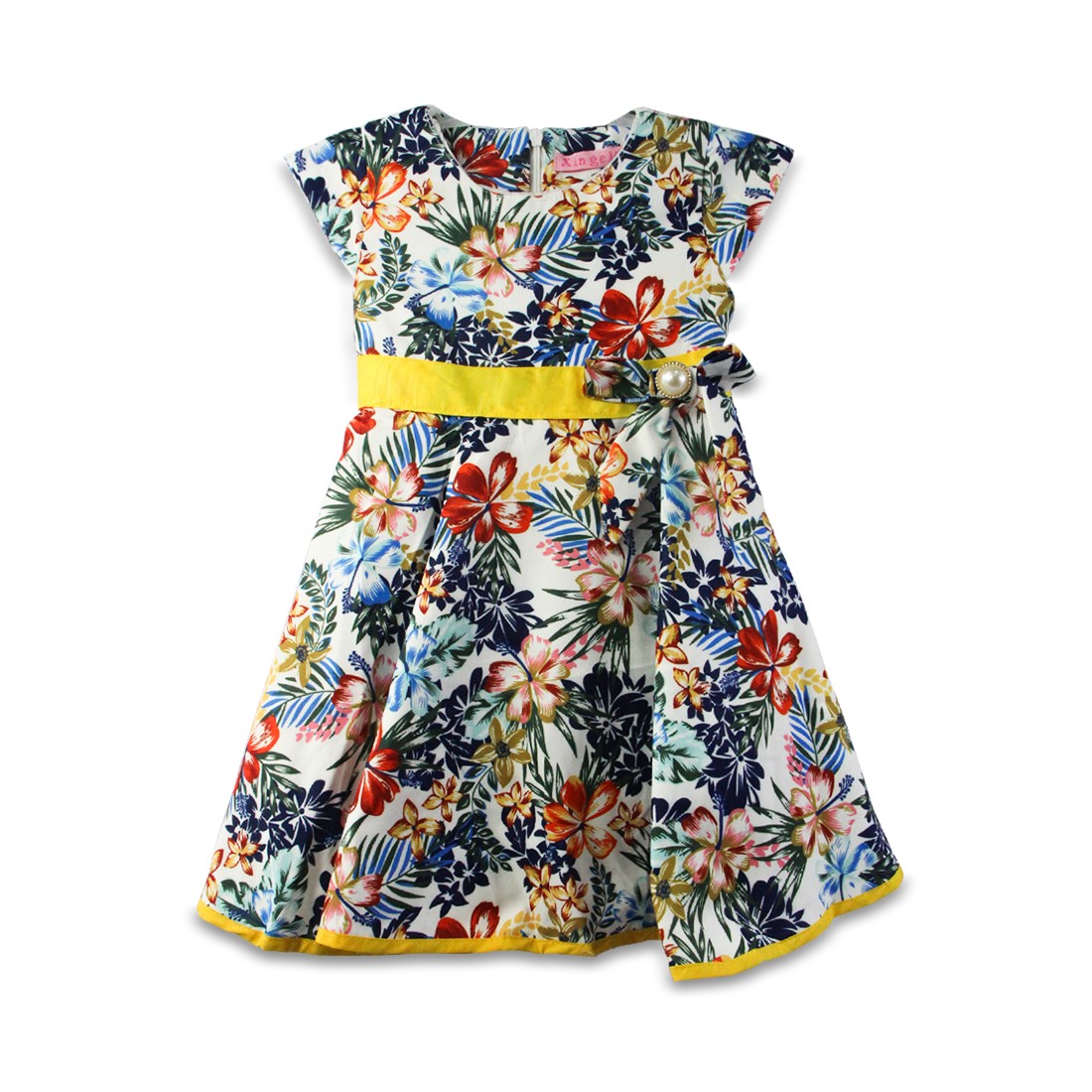 Cotton Patten  Dress (Q58317)