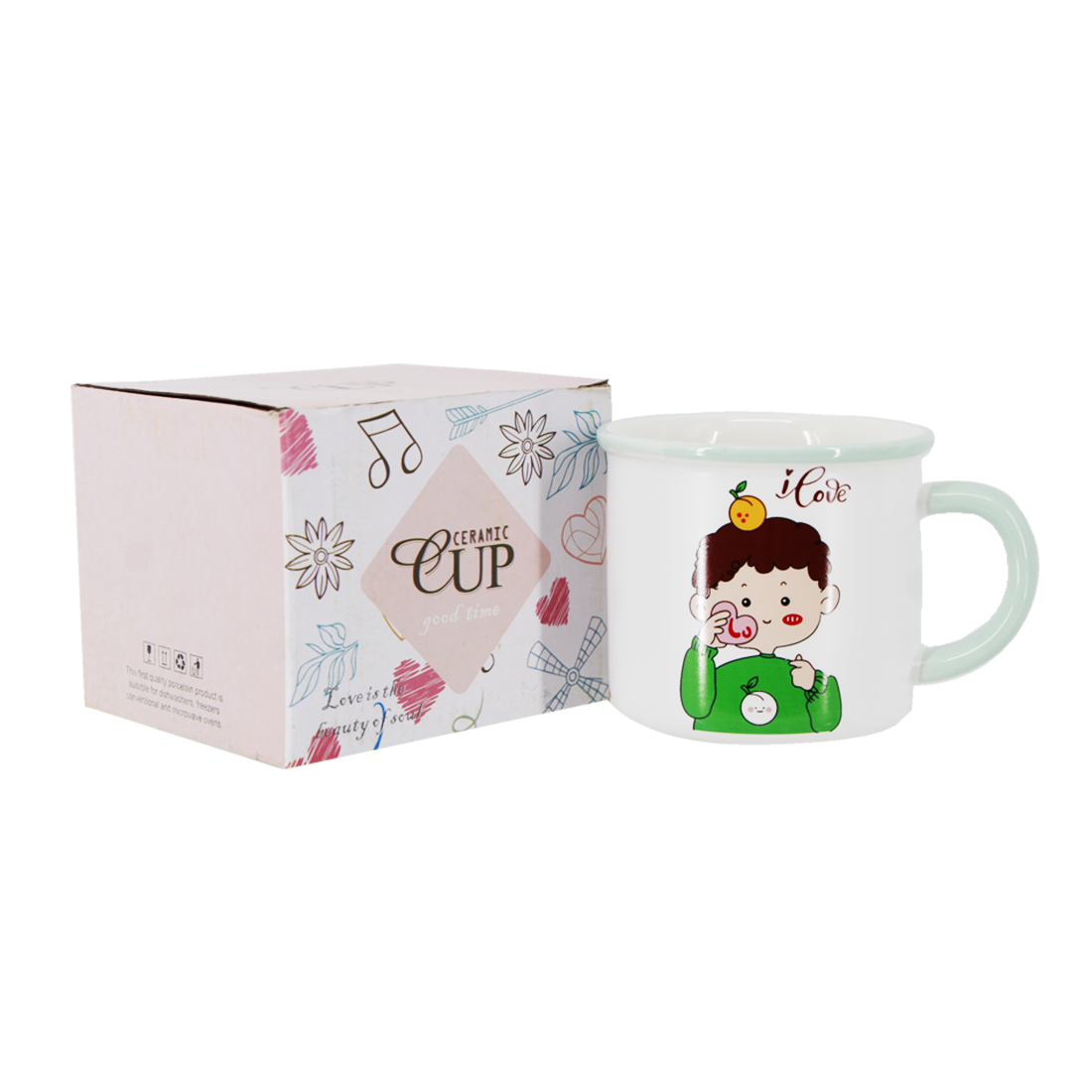 I Love Ceramic Cup