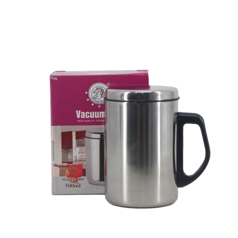 Silver Horse Steel Mug