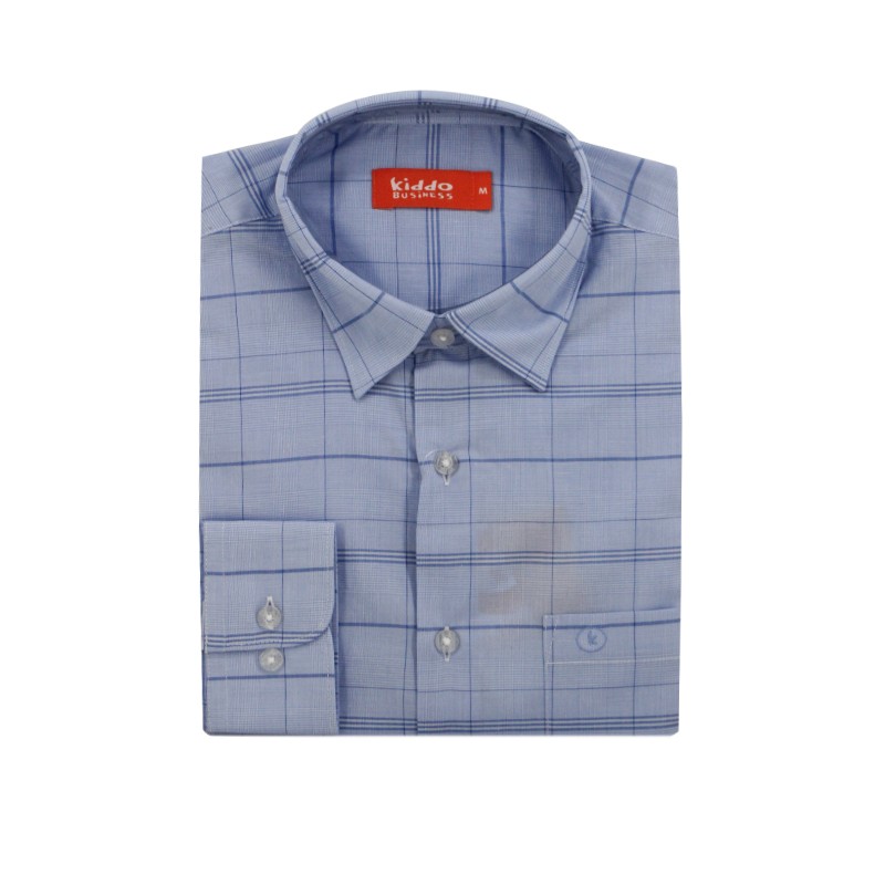 Kiddo Checker Shirt Long Sleeves (M)