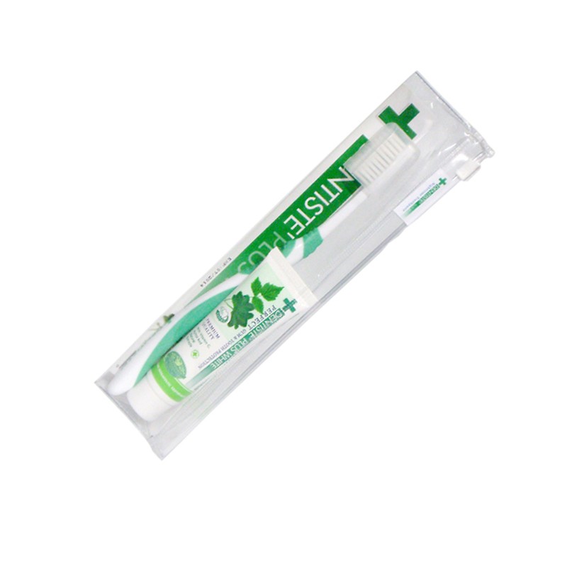 Dentiste Plus White Travel Set (Toothbrush + Nighttime Toothpaste 20g)