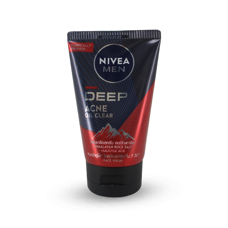 Nivea Men Deep Acne Oil Clear Face Wash 100g