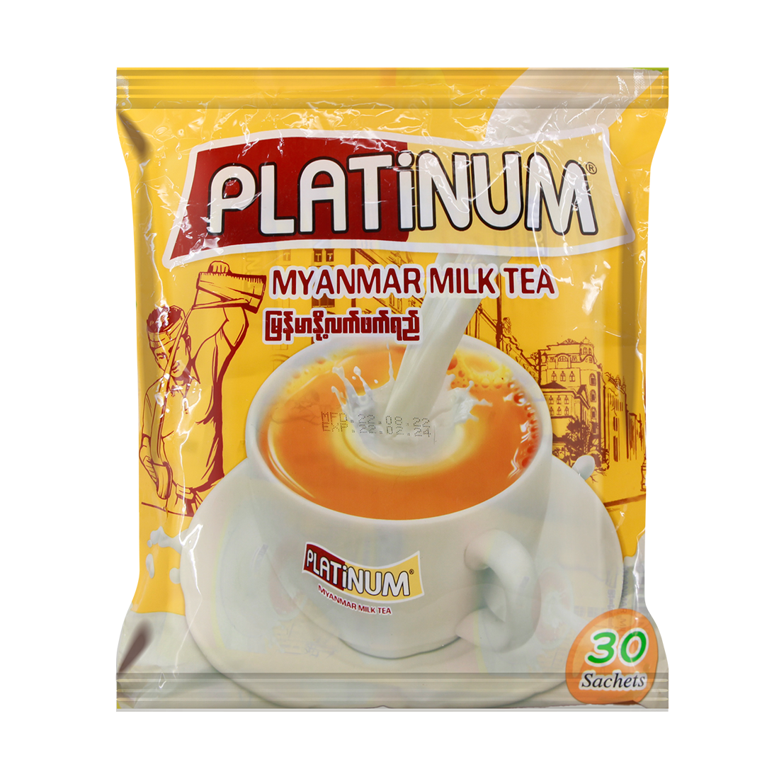 Platinum Myanmar Milk Tea 30pcs