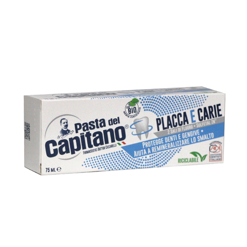 Pasta Del Capitano Placca & Carie Toothpaste Blue 75ml