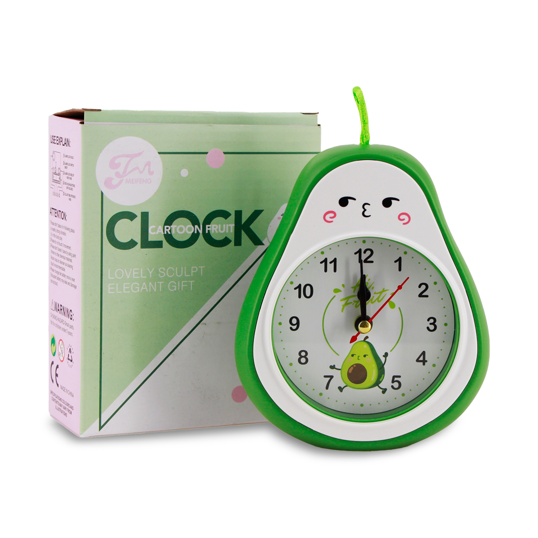 Avocado Table Clock