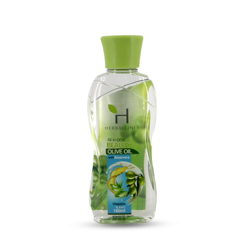 Herballines All In One Beauty Olive Oil With Aloevera 160ml