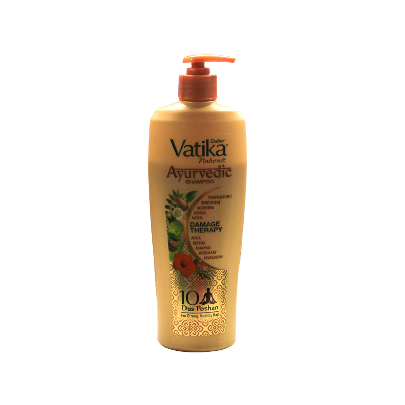 Dabur Vatika Ayurvedic Shampoo For Damaged Hair 340ml