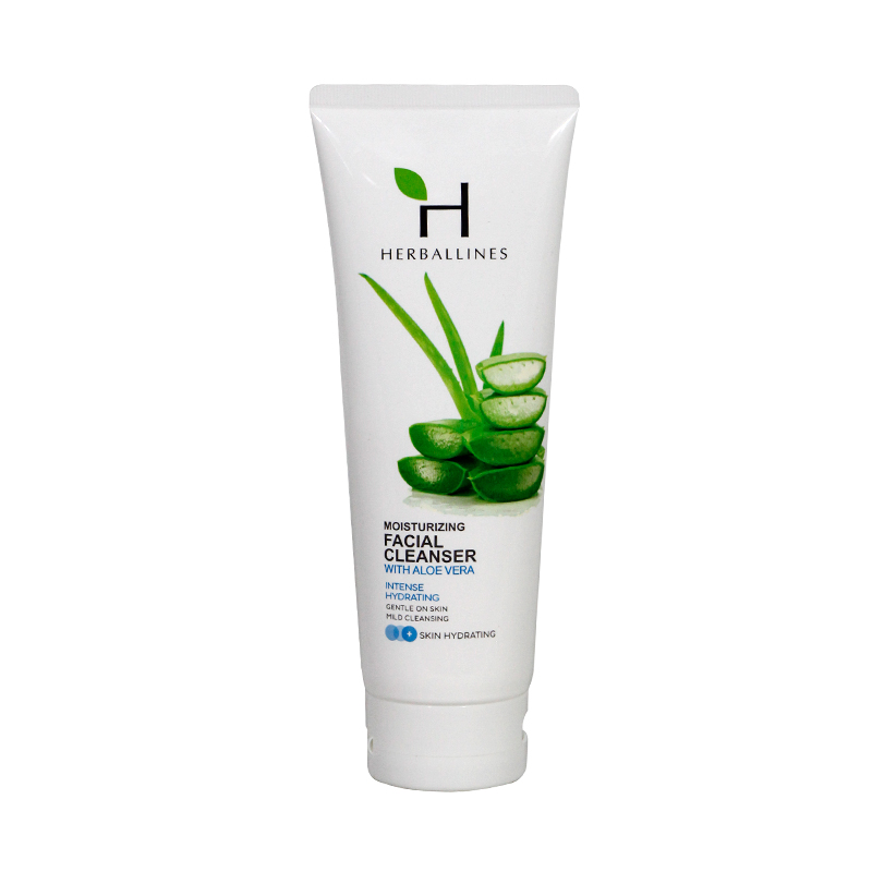 Herballines Moisturizing Facial Cleanser With Aloevera 180g