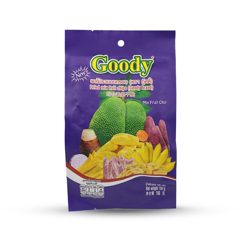 Goody Dried Mix Fruit Chips 100g 