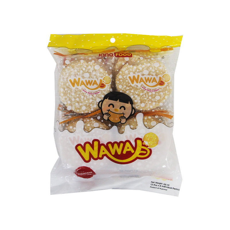 Wa Wa  Snow Rice Cracker 88g 