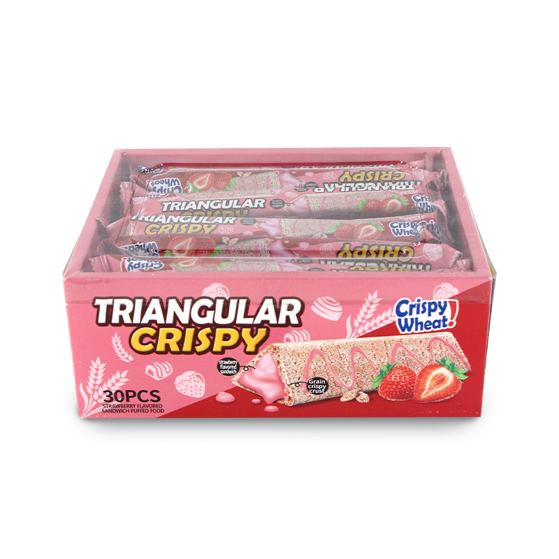 Triangular Crispy Strawberry Flavored 30pcs