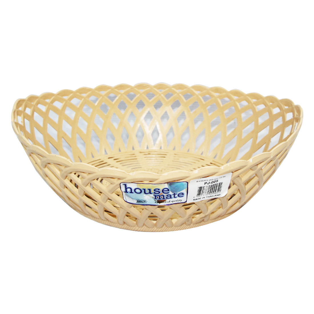 Plastic Oval Fruit Basket 30*23*7cm