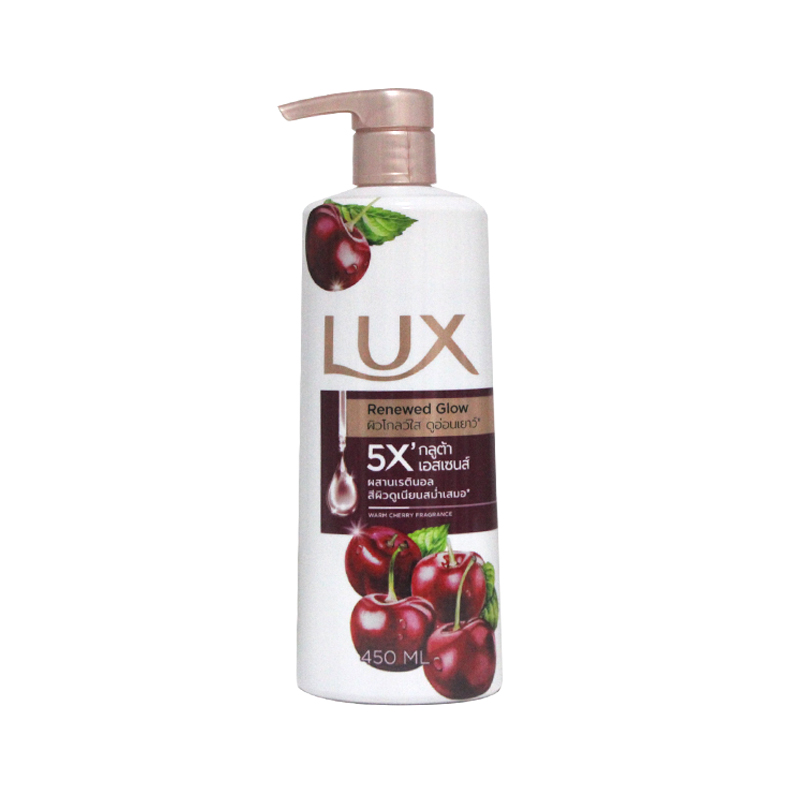 Lux Renewed Glow Body Wash 450ml (Cherry)