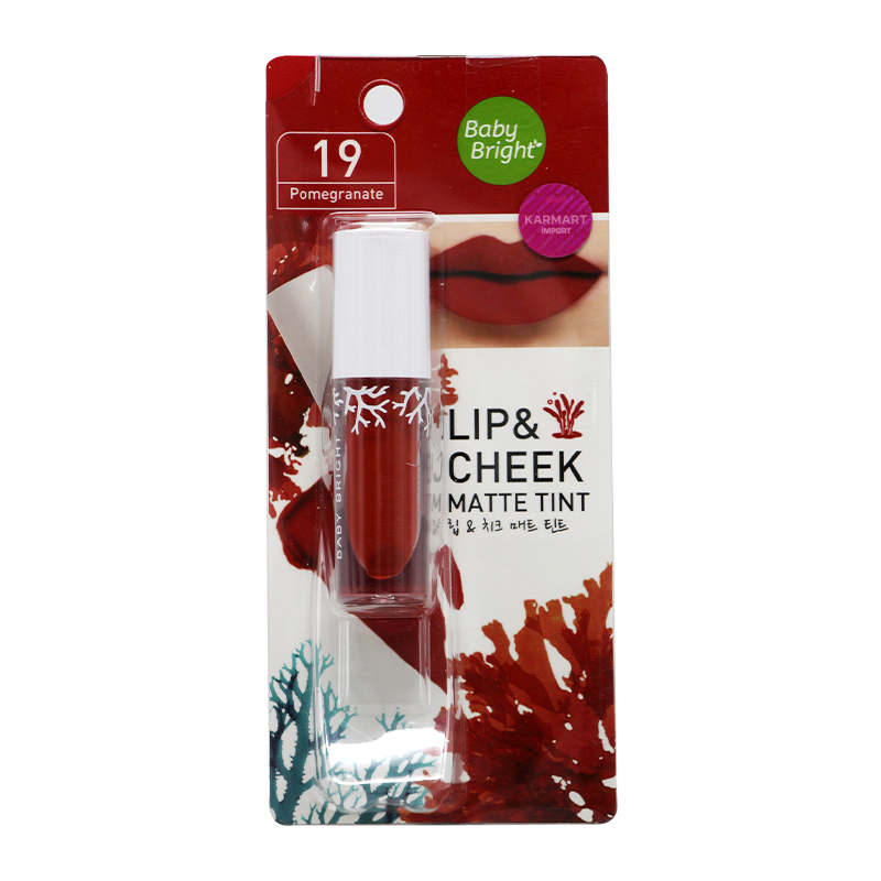 Baby Bright Lip & Cheek Matte Tint (19 Pomegranate)