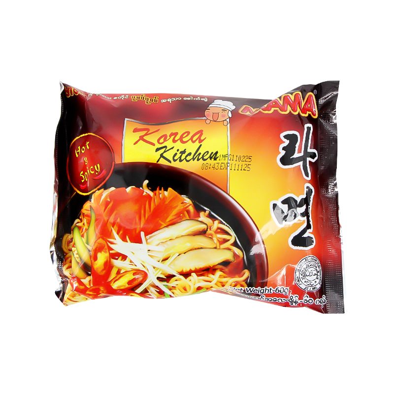 Ma Ma Korea Kitchen Hot & Spicy Instant Noodle 60g