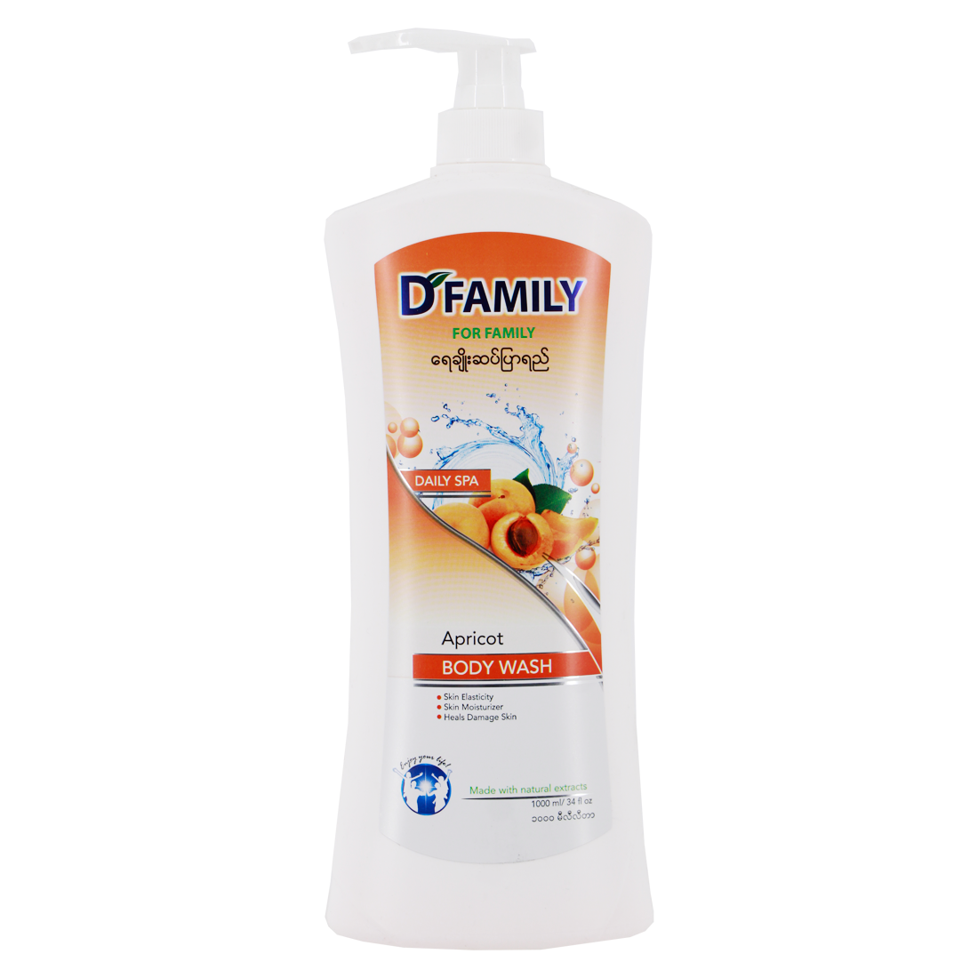 D Family Apricot Shower 1000ml