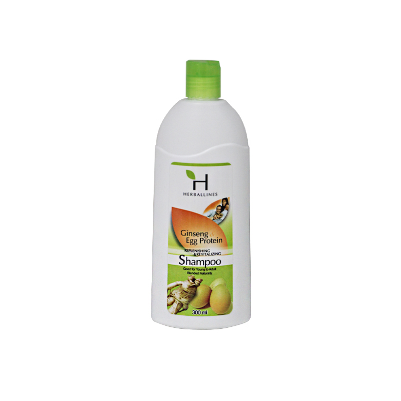 Herballines Ginseng & Egg Protein Shampoo 300ml
