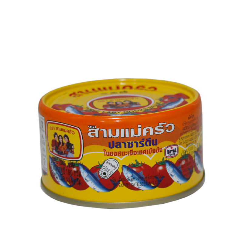 Three Lady Cooks Sardines In Tomato Sauce 190g