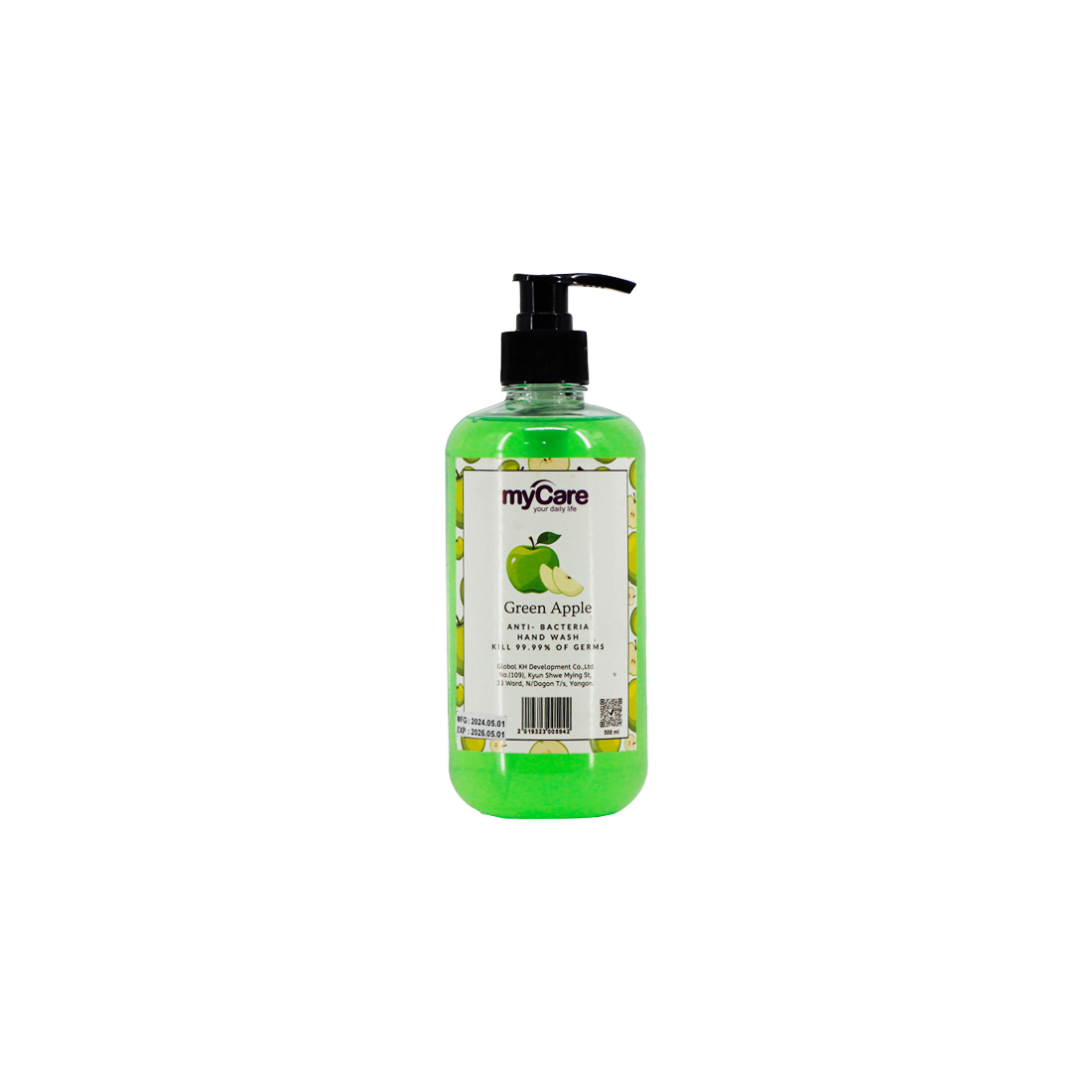 MyCare Hand Wash Green Apple 500ml
