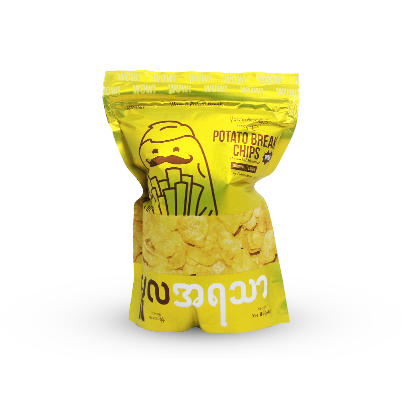 WOW Potato Break Chips Original Flavor 120g