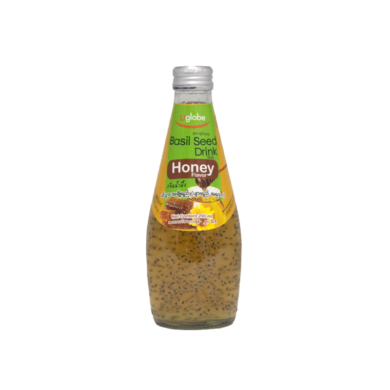 Uglobe Basil Seed Drink 290ml (Honey)