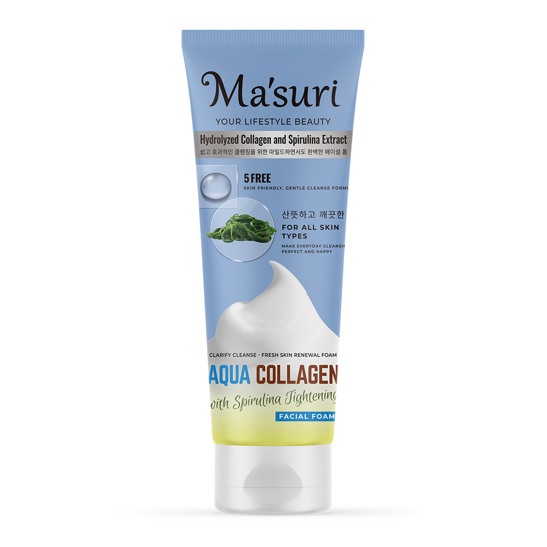 Masuri Aqua Collagen Foam 180ml