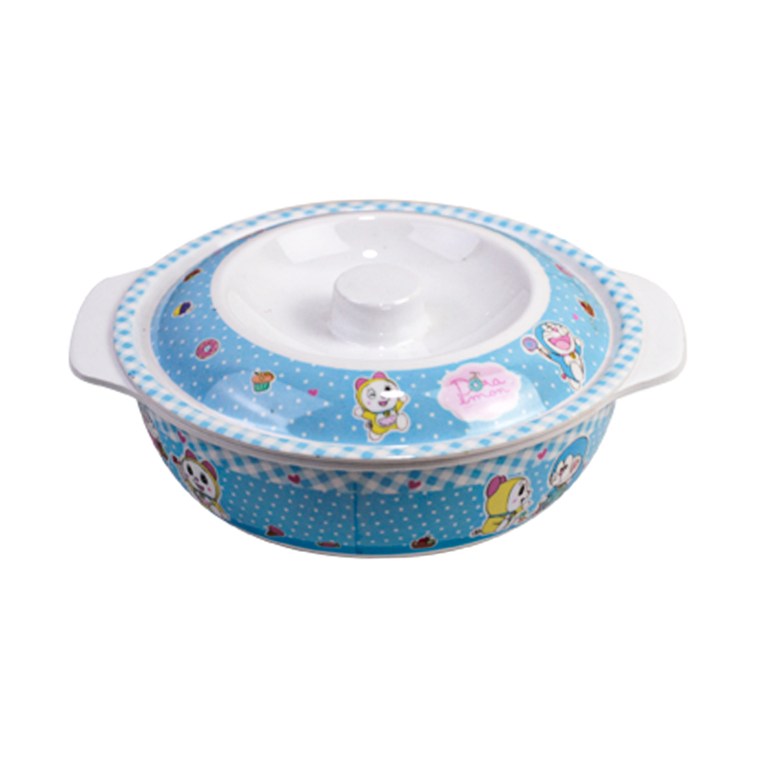 Super Ware Melamine Bowl With Cover (6.5")