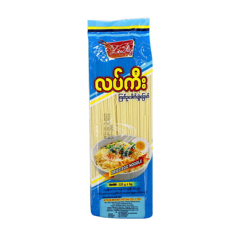 Lucky Dried Egg Noodle 325g 