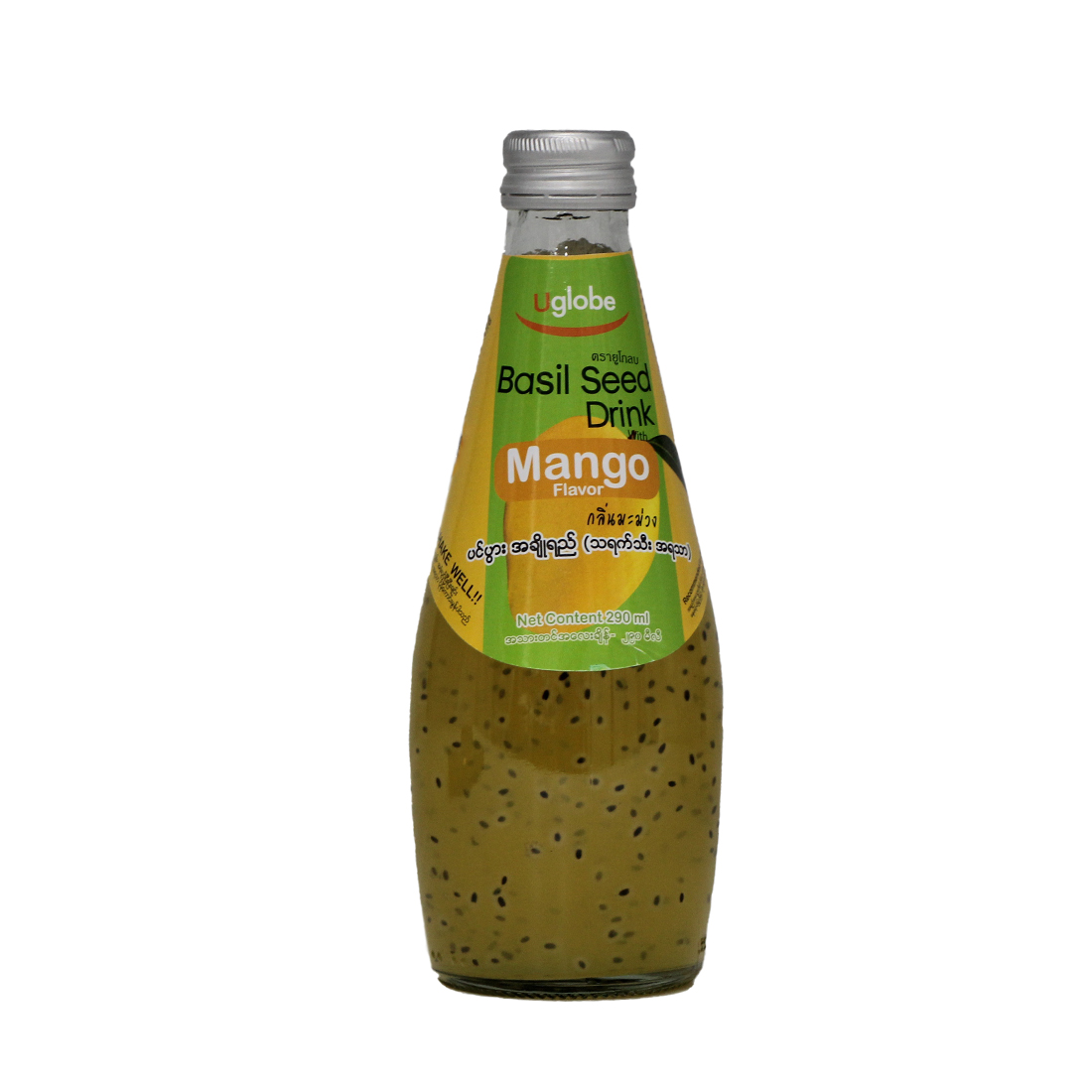 Uglobe Basil Seed Drink 290ml (Mango)