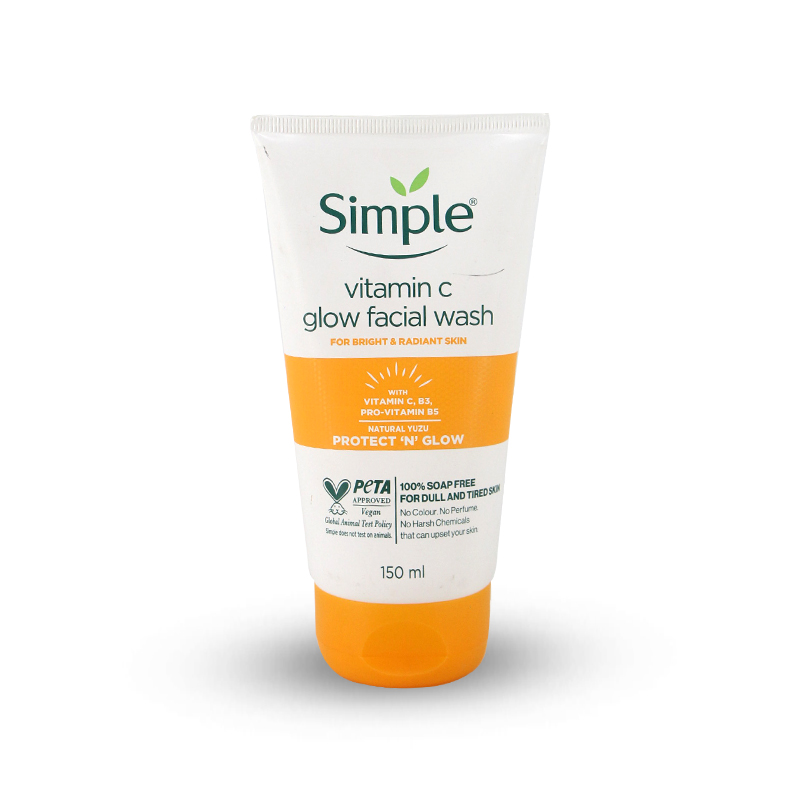 Simple Vitamin C Glow Facial Wash 150ml